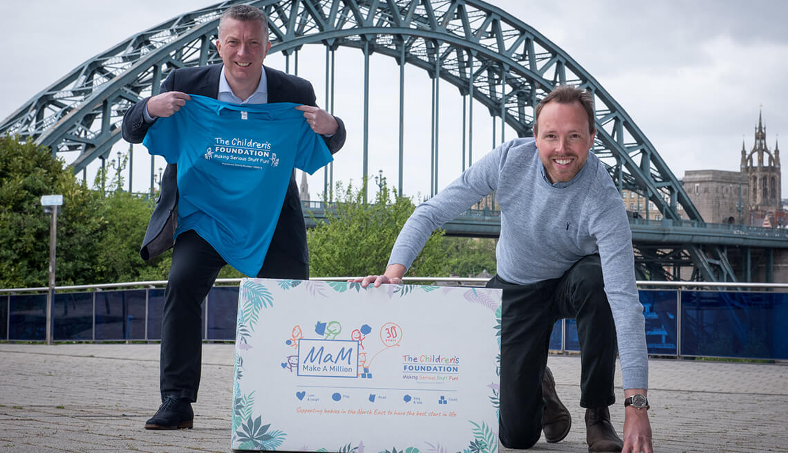 Chamber chief's pledge to raise money for baby boxes appeal